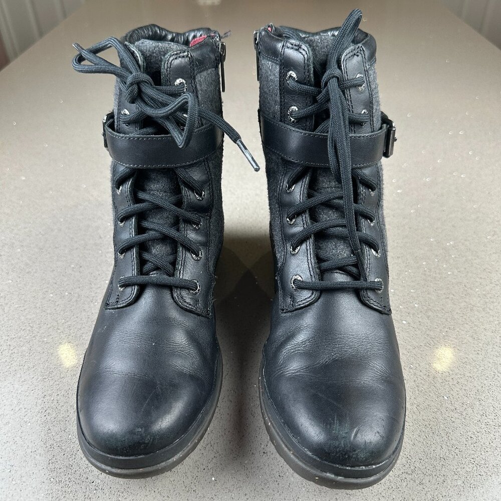 Ugg Australia Kesey Winter Waterproof Boots Black Women’s Size 7.5